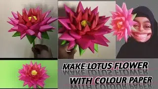 Beautiful Paper Lotus Flower 🪷