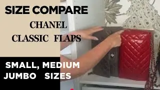 CHANEL CLASSIC FLAP SIZE COMPARISON | SMALL vs MEDIUM vs JUMBO |  Mod Shots