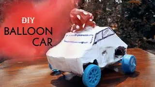 DIY Balloon Car | Using Cardboard and Balloon | Innovative Mohit