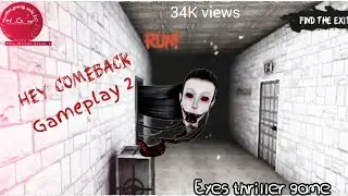 Official eyes multiplayer horror gameplay videos.. (haunted gaming wale) #horrorgame  #subscribe  