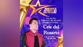 CRIS DEL ROSARIO. GANADOR DE LOS PREMIOS 