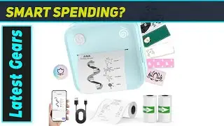 Lopevi Bluetooth Label Maker: The Ultimate Portable Sticker Printer for Everything!