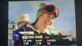 1998 Winter Xgames Women's Big air Run3 Finals Jamie Macleod Tara Zwink Tina Basich Barrett Christy 
