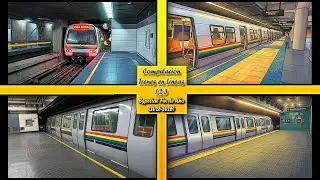 MCCS | Compilación de Trenes de Líneas 1🔴 2🟢 3🔵 | ESPECIAL FIN DE AÑO 2025-2026 | JaimesRailway811