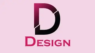Modern D letter | Any Letter logo design create | Gradient using