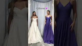 Purple or blue bridesmaid dress? 💙