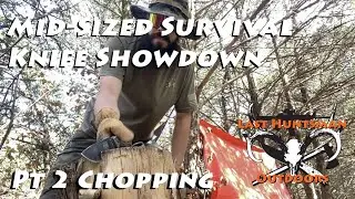TOP 10 Mid Sized Survival Knife Showdown Pt 2 Chopping