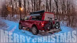 Winter Truck Camping | STEAK AND EGGS
