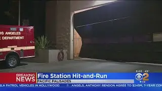 Suspected Drunk Driver Damages Garage Door Of LAFD Station In Pacific Palisades