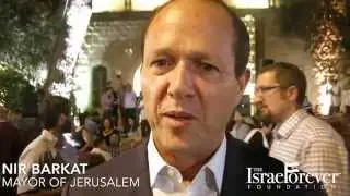 Mayor of Jerusalem, Nir Barkat, at Open House Jerusalem