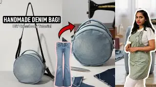 Make Your OWN Denim Bag DIY&nbsp;Style @SANASHOMECRAFT