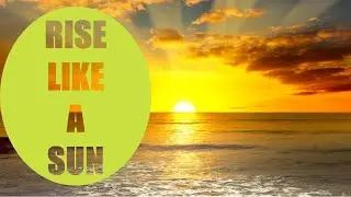 Creative Sun Rising Slide Idea in PowerPoint