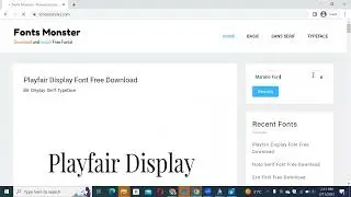 How to Download and Install Maratre Font Free Download in Adobe Photoshop