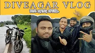Diveagar Beach Ride 🌊 | Tamhini Ghat Adventure 🏍️ | Cousins & Friends Vlog | Motovlogging