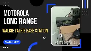 Motorola Long Range Walkie Talkie Base Station XIRM3688 in India for Vehicle and Stationary Use