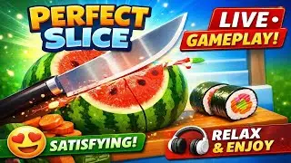 LIVE | Perfect Slice Gameplay Satisfying Cuts 🔪#shorts #shortsfeed #gaming #viral