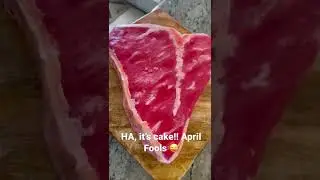 A beautiful day for some STEAKS&hellip; or cake?! It&rsquo;s definitely cake. #isitcake #cake #steak #yummy