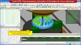 ICAM software machine simulation using MachineWorks collision detection capabilities