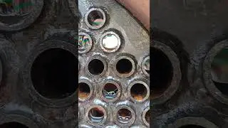 pneumatic test of shell side #heatexchanger