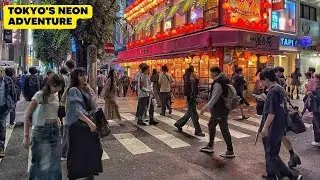 Tokyo Night Walk: Shinjuku to Shin-Okubo - Exploring the Neon-lit Streets