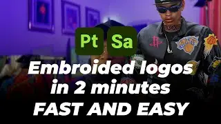 How to create EMBROIDRIES with SUBSTANCE SAMPLER in two minutes FAST and EASY!!!
