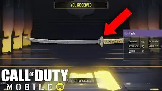 Call of Duty Mobile - UNLOCKING EPIC HACHI SWORD + FULL GAMEPLAY!