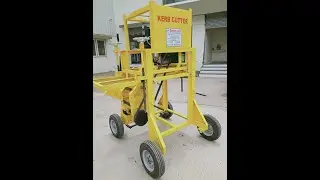 Concrete Kerb Cutting Machine.