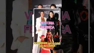 🔥Victoria Federica SORPRENDE con un total look de CUERO!!🖤