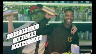 Grinchville: The Grinch Drink at Thriller Social Club's 'Grinch Who Stole Christmas' Themed Bar, SF