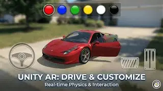 Realistic AR Car Controller in Unity (AR Foundation) - Steering, Physics & Customization