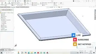 05 Miter Flange - SolidWorks Sheet Metal Tutorials for Beginners