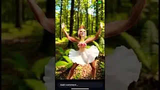 Transformation of the Irchid flower to the Girl 🤣👍👍👍