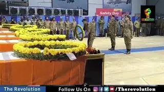 JAMMU: DODA ARMY VEHICLE ACCIDENT WREATH LAYING CEREMONY FOR ARMY PERSONNEL VISUALS .....