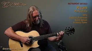2010 Ryan Paradiso Brazilian Rosewood & Swiss Spruce