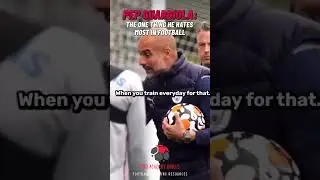 Pep Guardiola: I hate when players don&rsquo;t want the ball. 🔥⚽