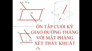 Ôn tập Bài Toán Vị Trí: Giao Đường Thẳng với Mặt Phẳng, Xét Thấy Khuất