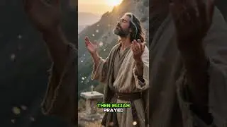 The Shocking Story of Elijah - When God Answered by Fire #elijahstory #foryou #shorts #bible #seo