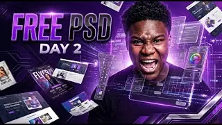 Я раздал ЕЩЁ ОДИН бесплатный PSD-файл для Photoshop (День 2)
