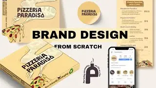 Design a pizza brand with me! [FULL BRANDING PROCESS]