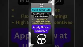 Apply for Car Driver Job in Agarkar Nagar, Pune at UDrivo
