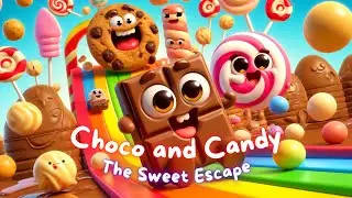 🍫 Choco & Candy: The Sweet Escape! 🍭 | Fun Candy Adventure Song for Kids | Animated Kids Song