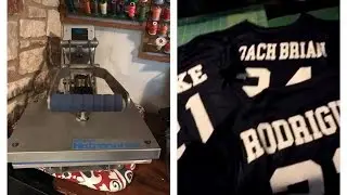 T-shirt business how to Heat pressing baseball Jersey