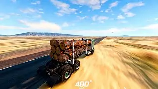Instant 1000 KMH Boost #2: Which BeamNG Car Goes the Farthest?