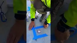 Anchor Points installation and testing  #ropeaccesstechnician #ropeaccess