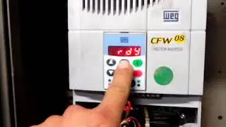 WEG CFW08 Variador como quitar candado para mover parametros