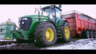 John Deere 7830 Best Sound !! + Vaia 25 TON !!