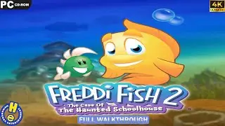 Freddi Fish 2: The Case of the Haunted Schoolhouse  [PC]  -  Full Walkthrough - 4k UHD 60Fps-