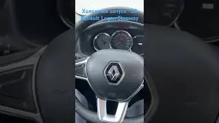 Холодный запуск -38 Renault Logan Stepway #test #renault #shorts
