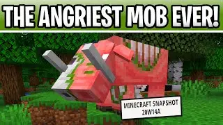 Minecraft 1.16 NEW NETHER MOB ZOGLINS!! The Angriest Mob Ever!! Nether Update