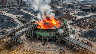Inside the Steel Factory &ndash; How Wire Rods Are Made From Iron Ore Mining (Full Process)